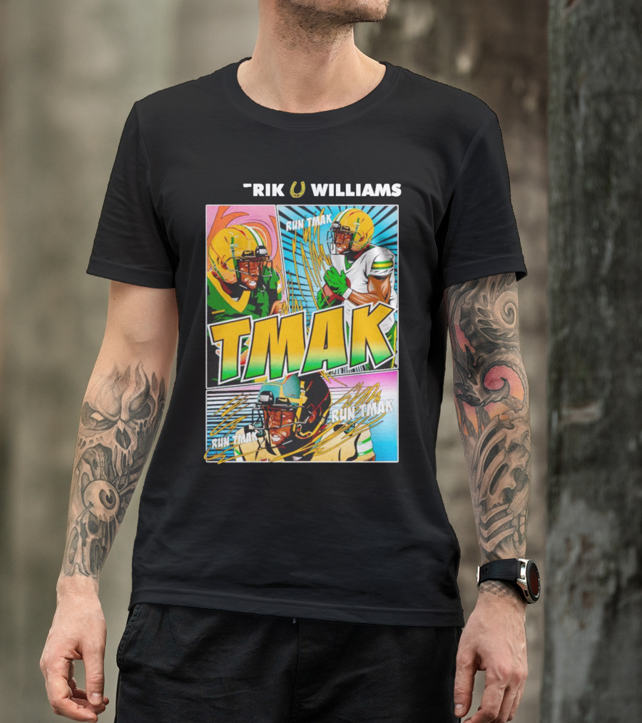 Tamerik Williams TMak Run Tmak North Dakota State Bison Football Comic T-Shirt