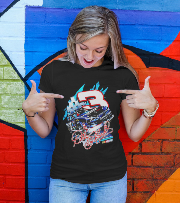 Dale Earnhardt Monte Carlo Nascar 3 Racing Car T-Shirt