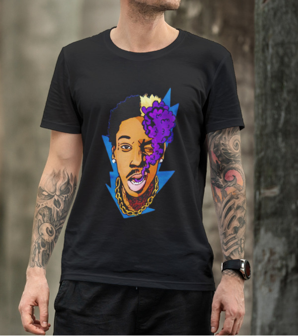 Wiz Khalifa Smoking Purple Cloud T-Shirt