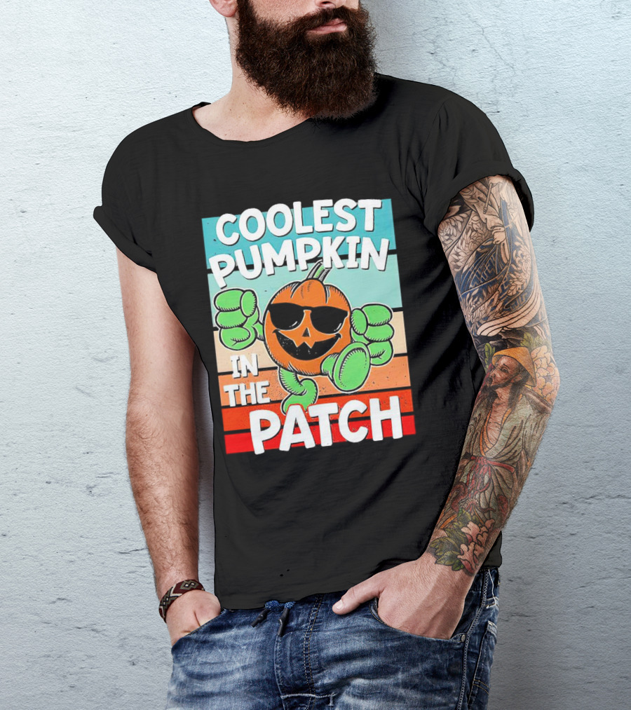 Coolest Pumpkin In The Patch Halloween T-Shirt