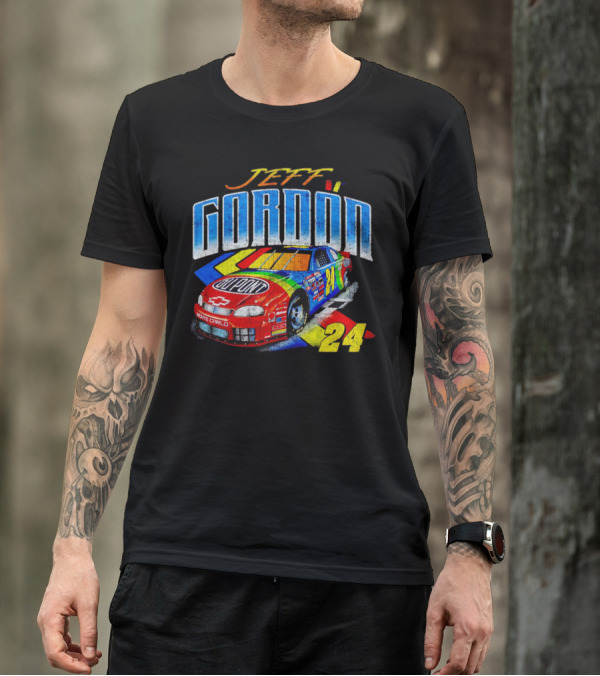 Jeff Gordon Dupont Monte Carlo NASCAR 24 Racing Car T-Shirt