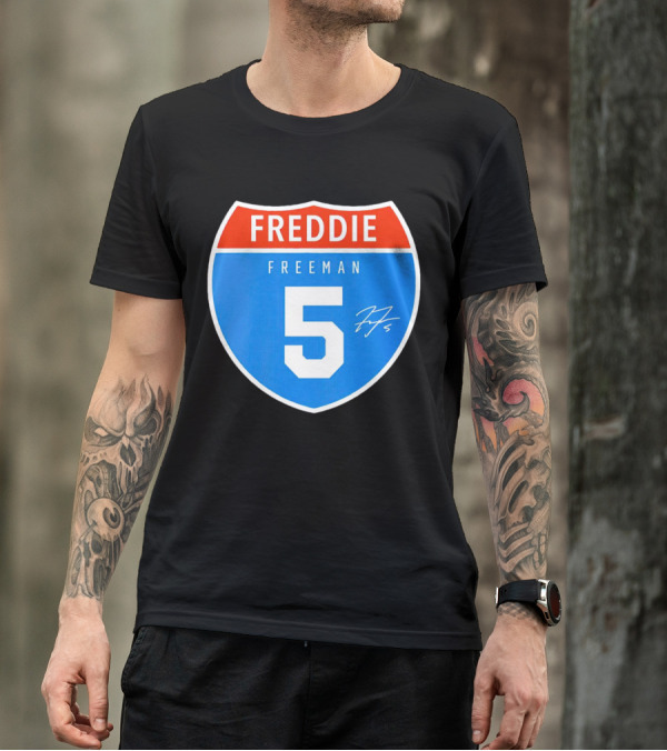 Freddie Freeman Interstate 5 Signature T-Shirt