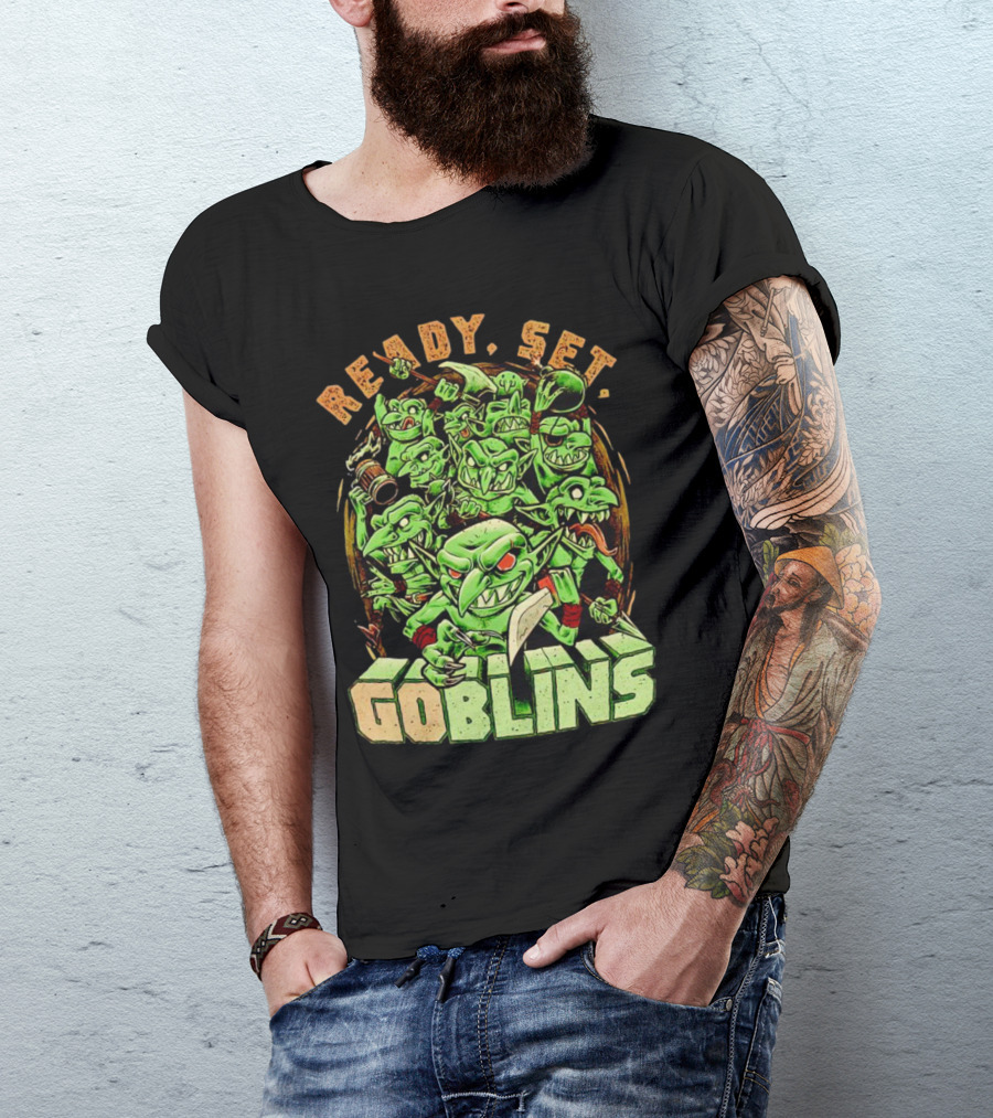 Ready Set Goblins Unleashed Chaos Pixel Perfection T-Shirt