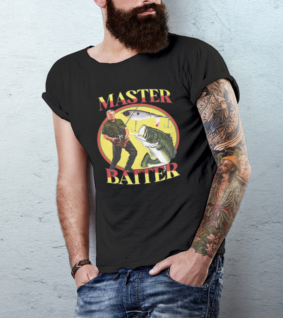 Master Baiter Fishing Humor Big Catch Lure T-Shirt