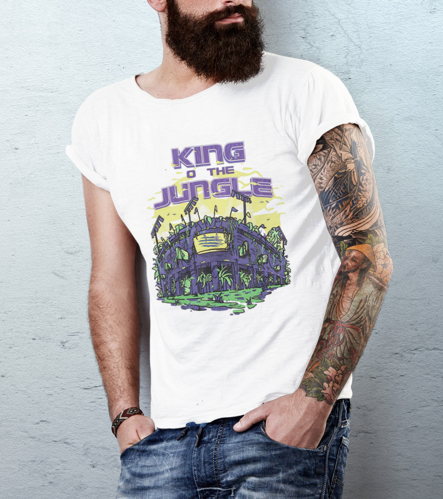 King Of The Jungle LSU Tigers Stadium T-Shirt