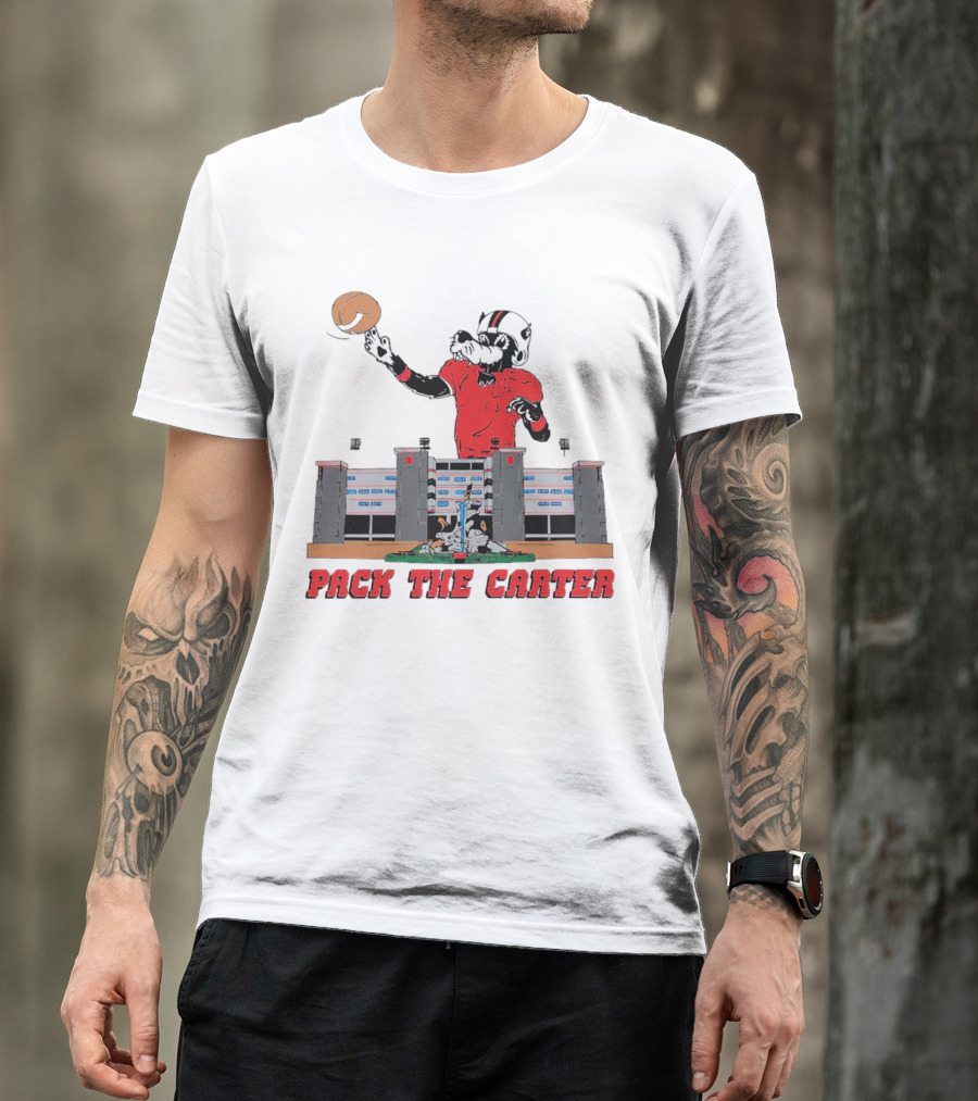 Pack The Carter NC State Wolfpack Football Stadium T-Shirt