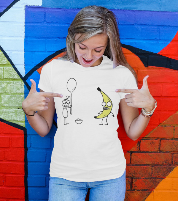 Don Hertzfeldt Rejected Animation Spoon Banana Scene T-Shirt
