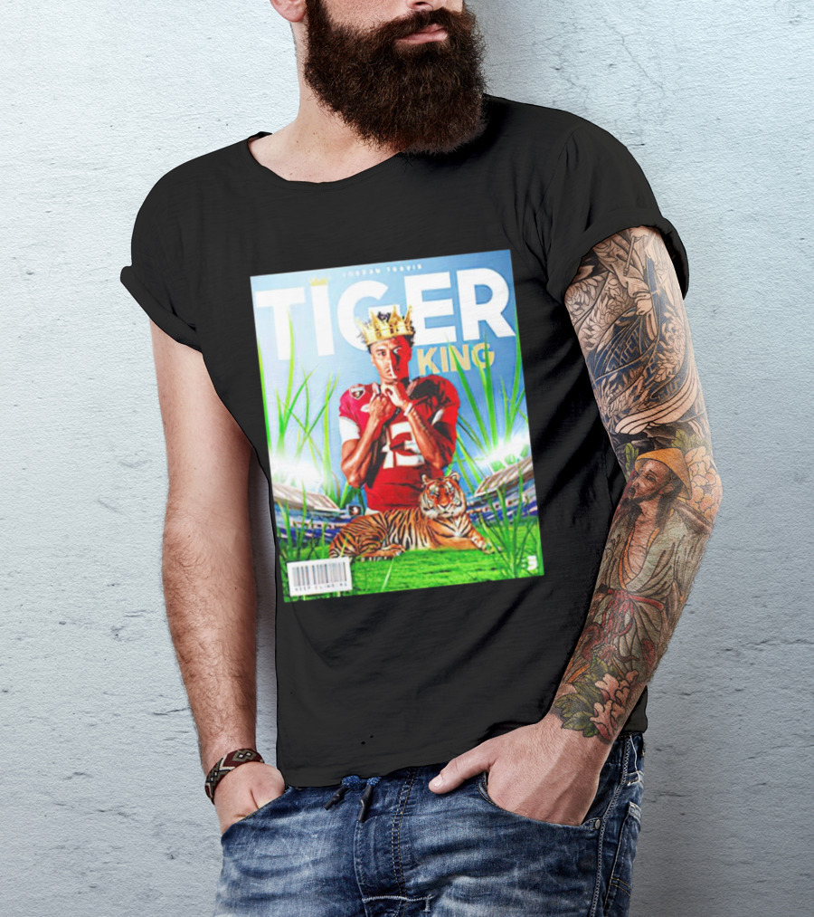 Jordan Travis Tiger King Florida State Seminoles Football Magazine Cover T-Shirt