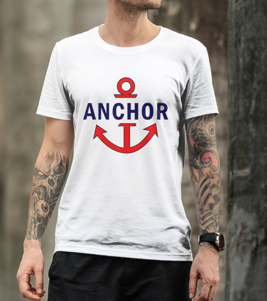 One Piece Monkey D Luffy Anchor T-Shirt