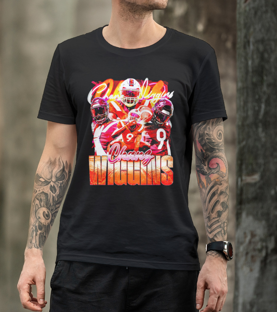 Chanz Wiggins Virginia Tech Hokies Football Vintage T-Shirt