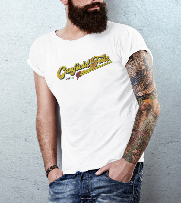 Canfield Fair Ohio Retro Style Match T-Shirt