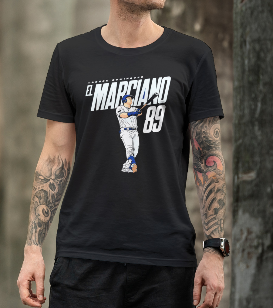 Jasson Domínguez El Marciano 89 New York Yankees Baseball Player T-Shirt