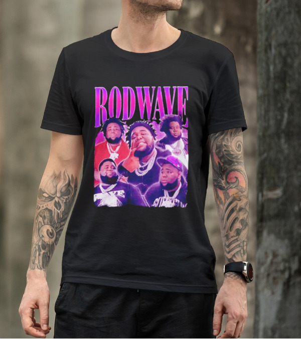 Rod Wave Beautiful Mind Vintage Collage T-Shirt