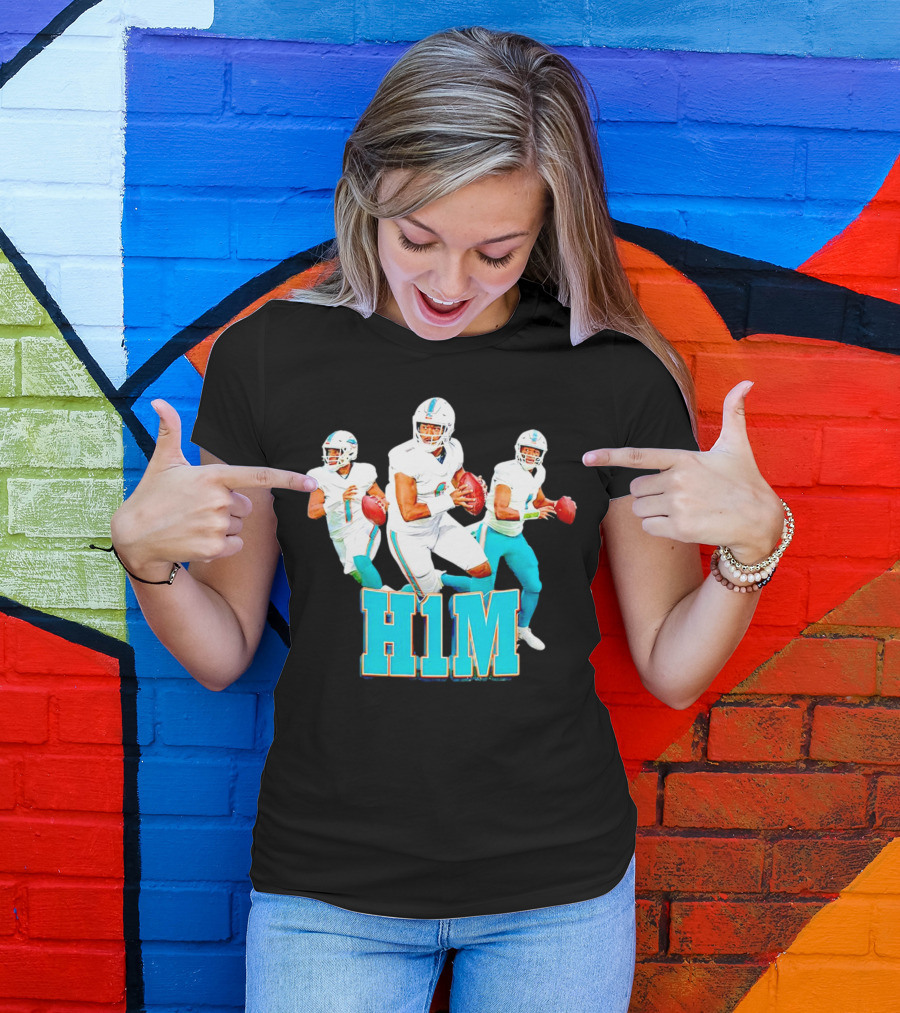 Tua Tagovailoa 1 H1M Vibzmiami Football T-Shirt