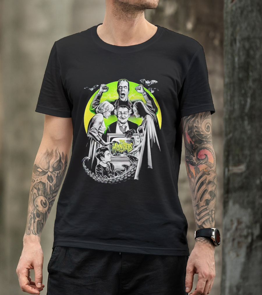 The Munsters Classic Vintage Horror Family T-Shirt