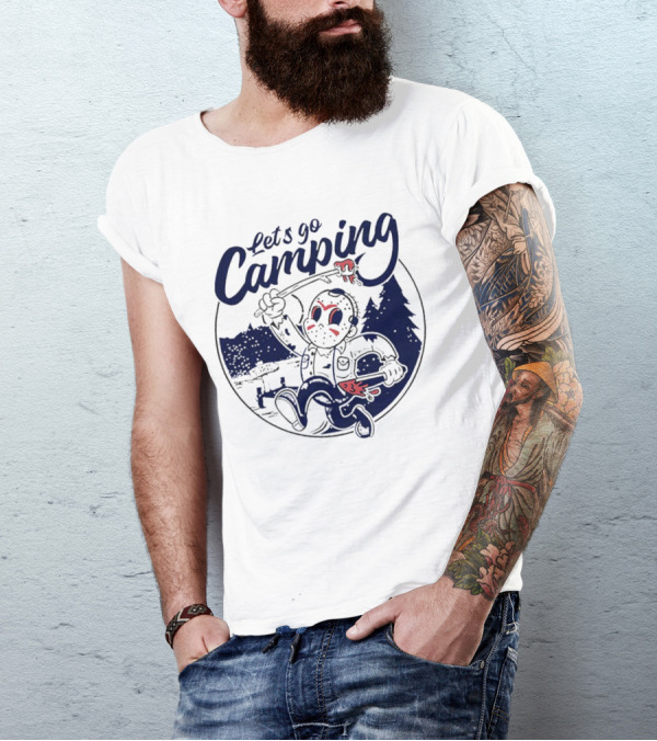 Let's Go Camping With Jason Voorhees Halloween T-Shirt