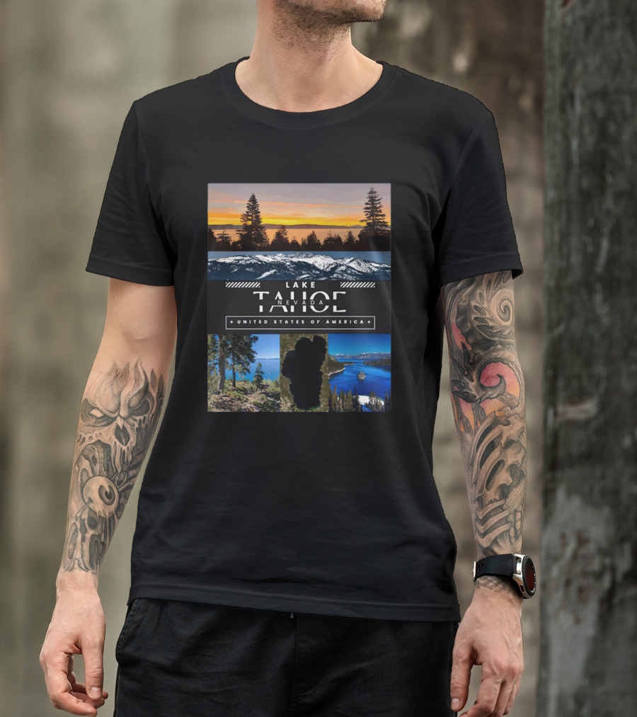 Lake Tahoe Nevada Scenic Views United States Of America T-Shirt