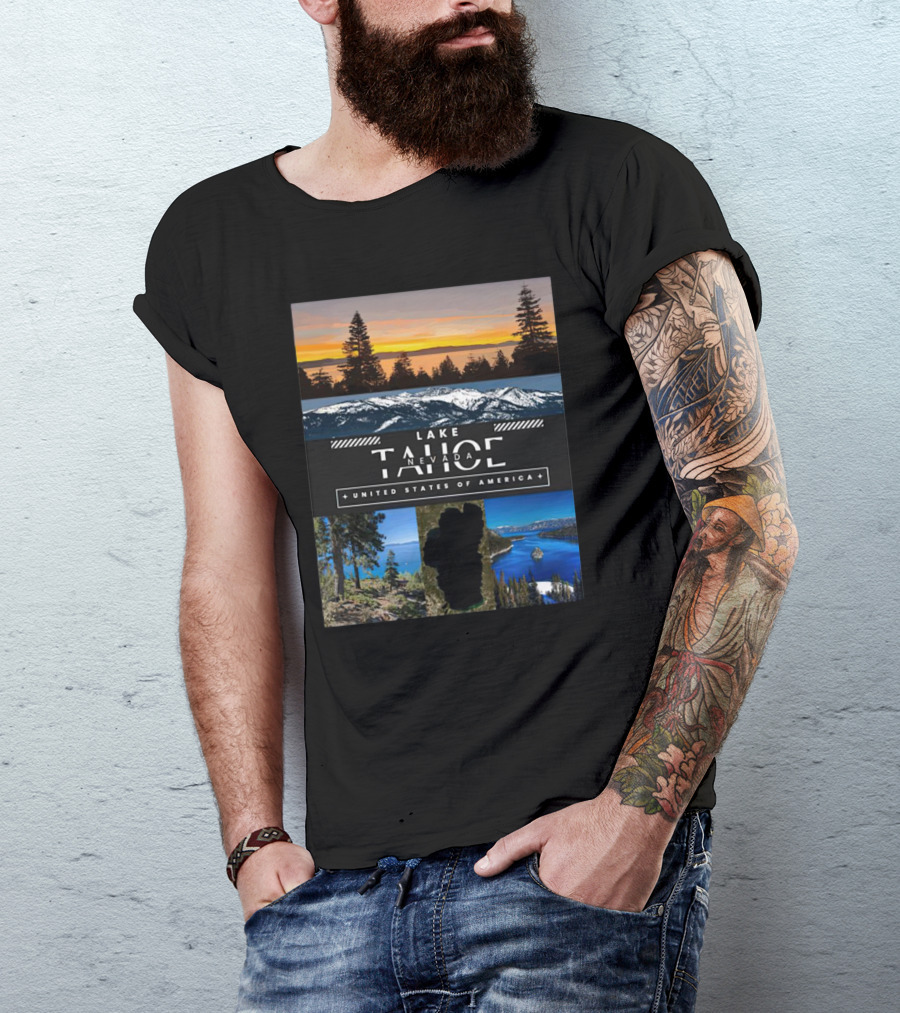 Lake Tahoe Nevada Scenic Views United States Of America T-Shirt