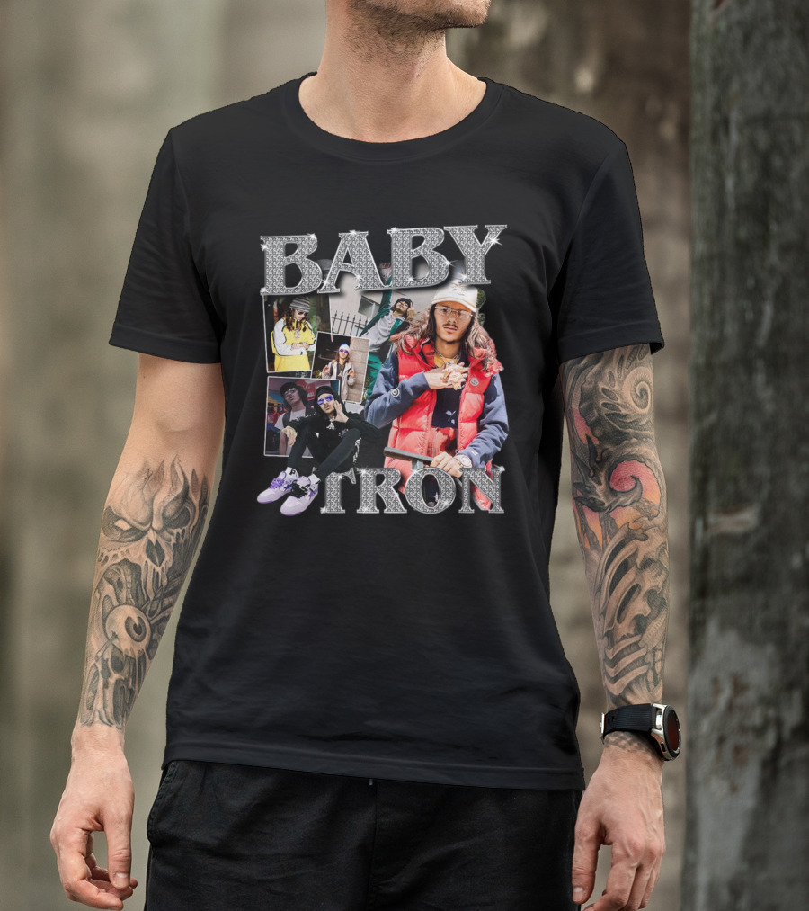Babytron Hip Hop Style Collage Pullover Aesthetic T-Shirt