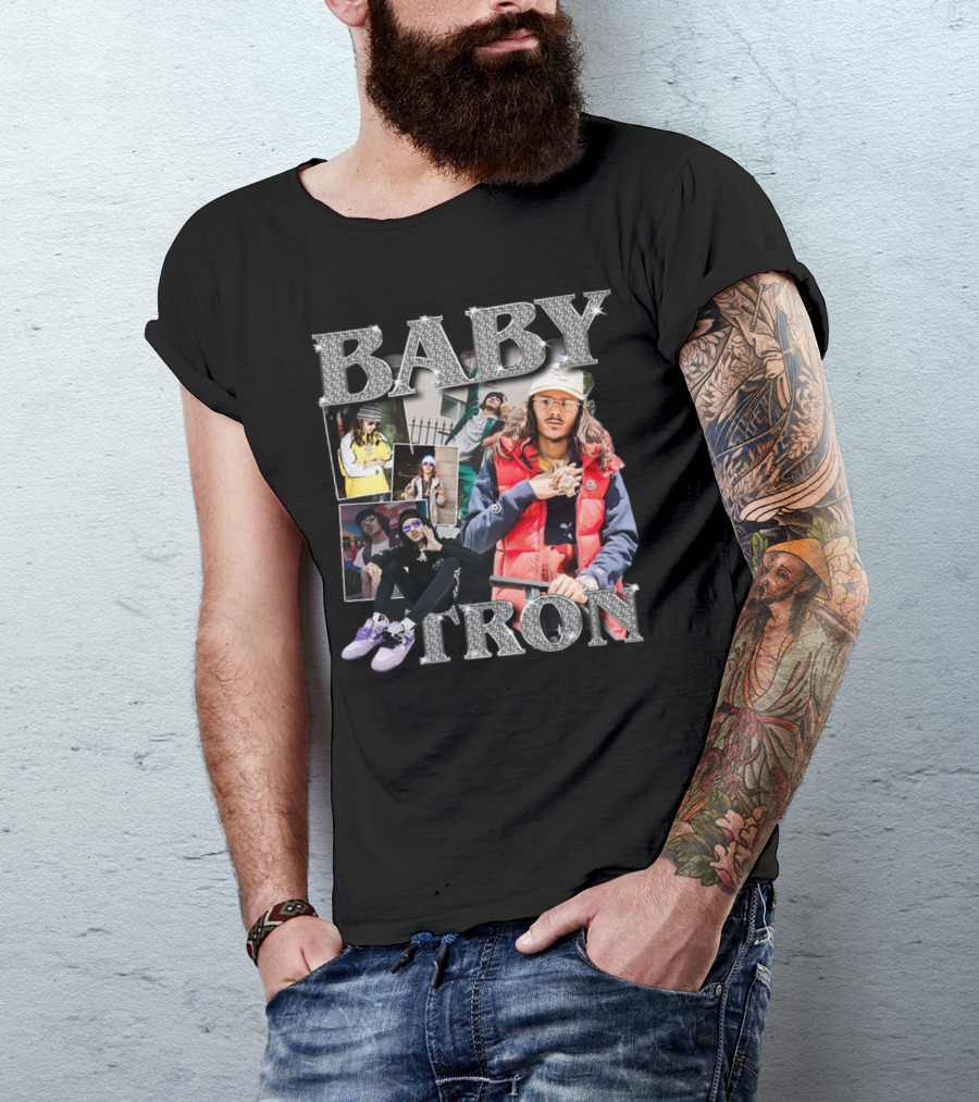 Babytron Hip Hop Style Collage Pullover Aesthetic T-Shirt
