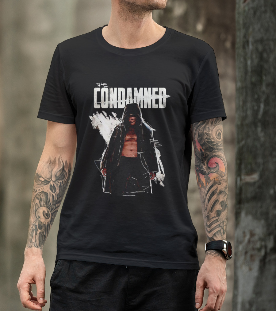 The Condamned Heels Featuring Hooded Figure T-Shirt