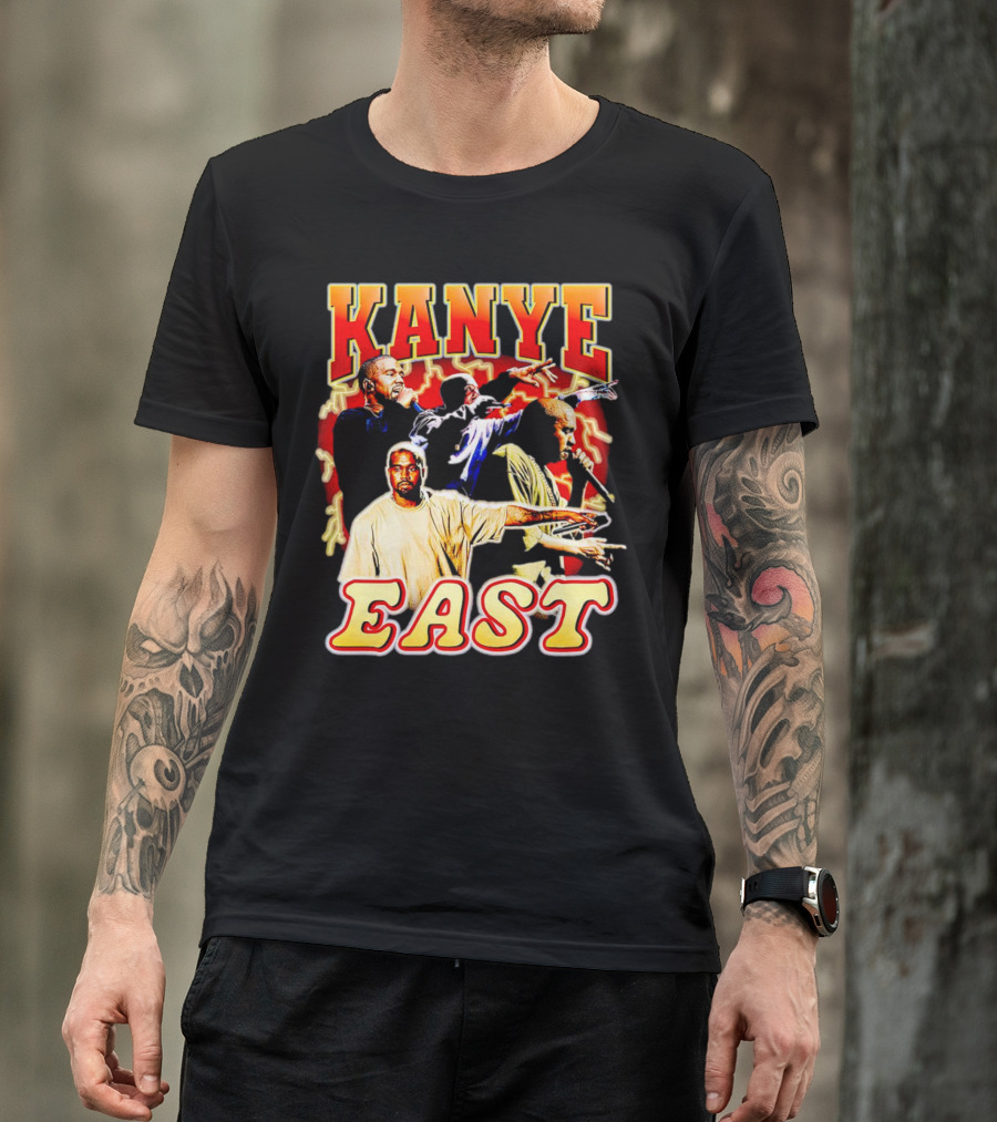 Kanye East Vintage Concert Collage T-Shirt