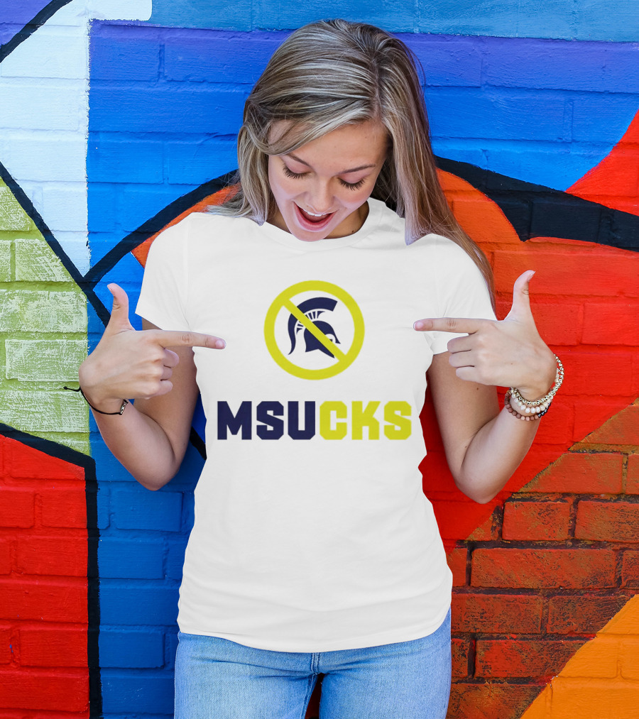 MSU Spartans MSUCKS Rivalry Ban T-Shirt