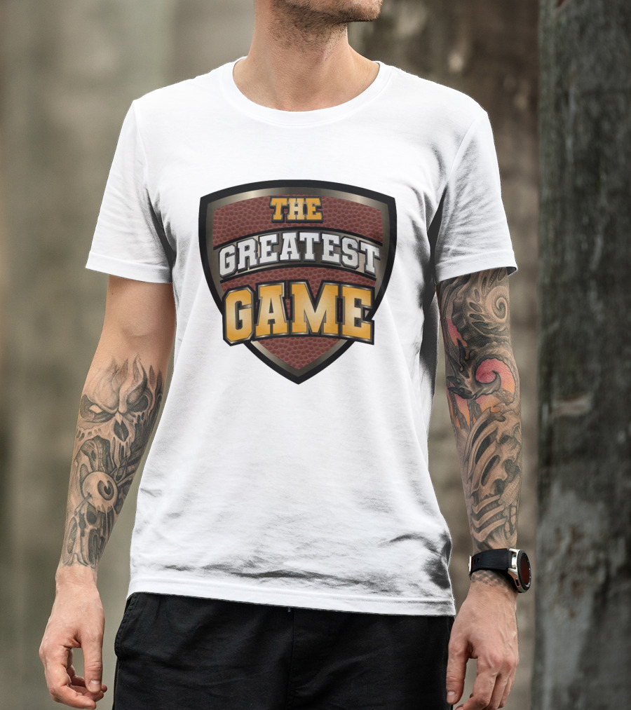 The Greatest Game Basketball Shield T-Shirt