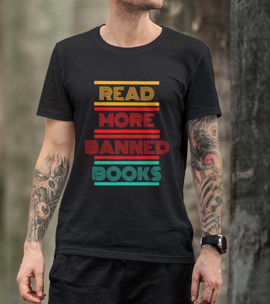 Read More Banned Books Retro T-Shirt