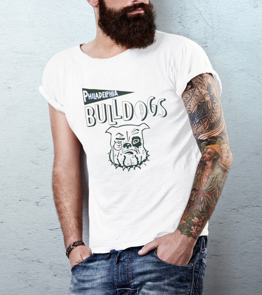 Philadelphia Bulldogs Bulldogs Football T-Shirt