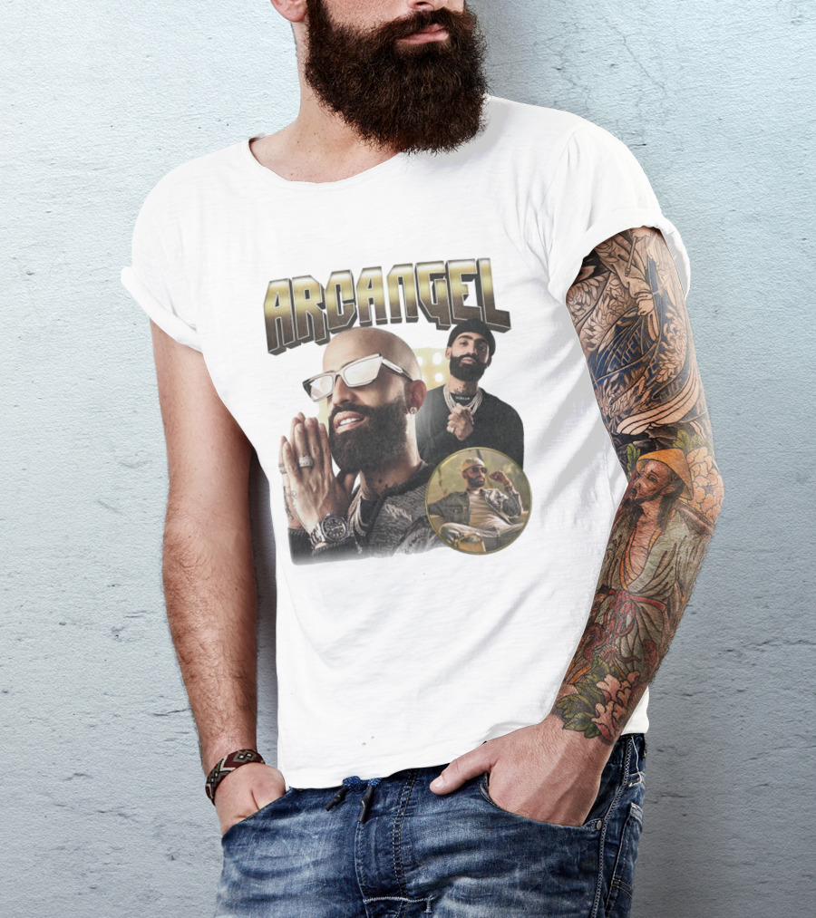 Arcangel Rapper Vintage Style Collage T-Shirt