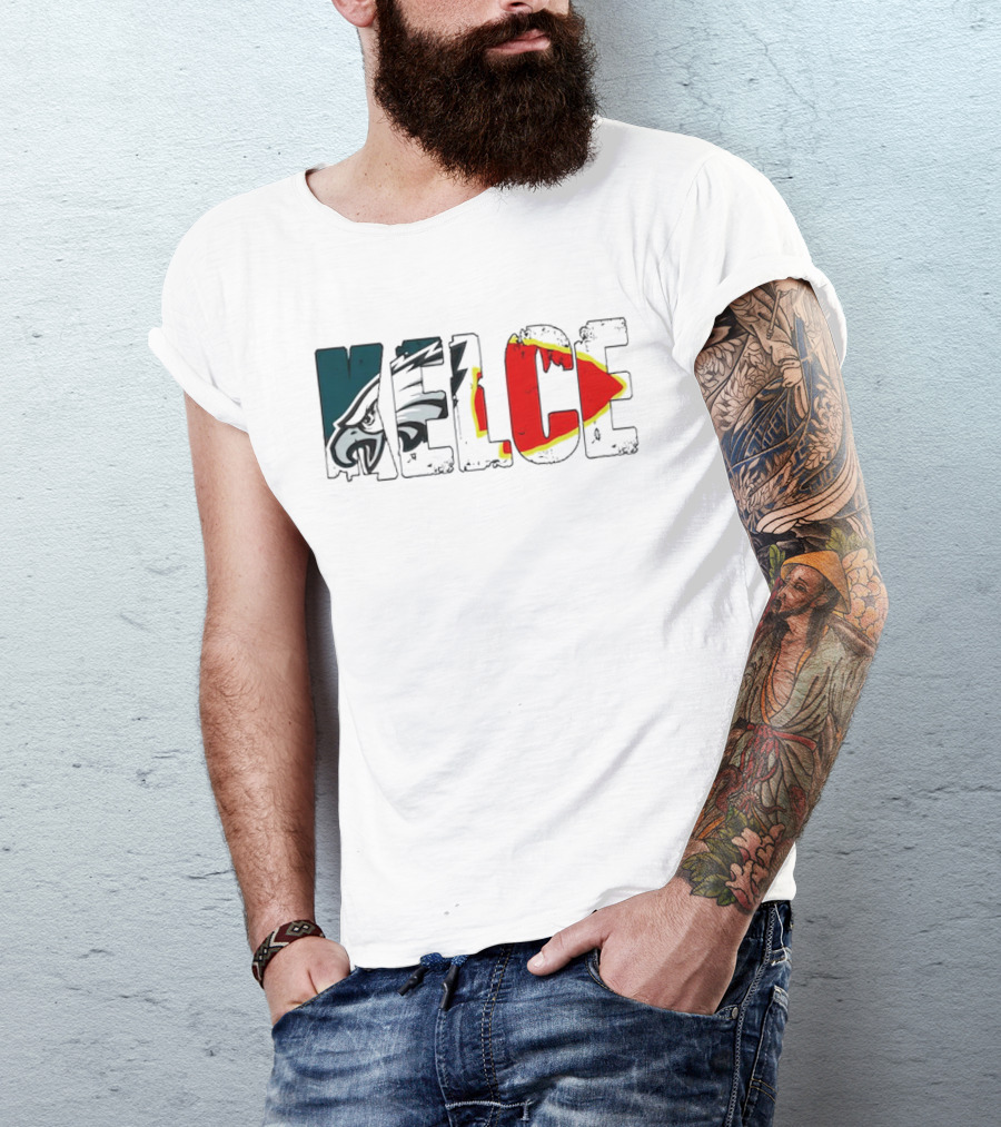Kelce Philadelphia Eagles Kansas City Chiefs T-Shirt