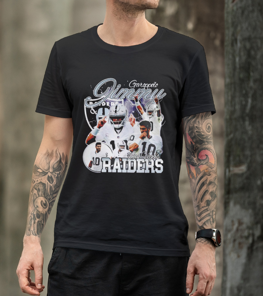 Jimmy Garoppolo Raiders Las Vegas Vintage Football Quarterback T-Shirt