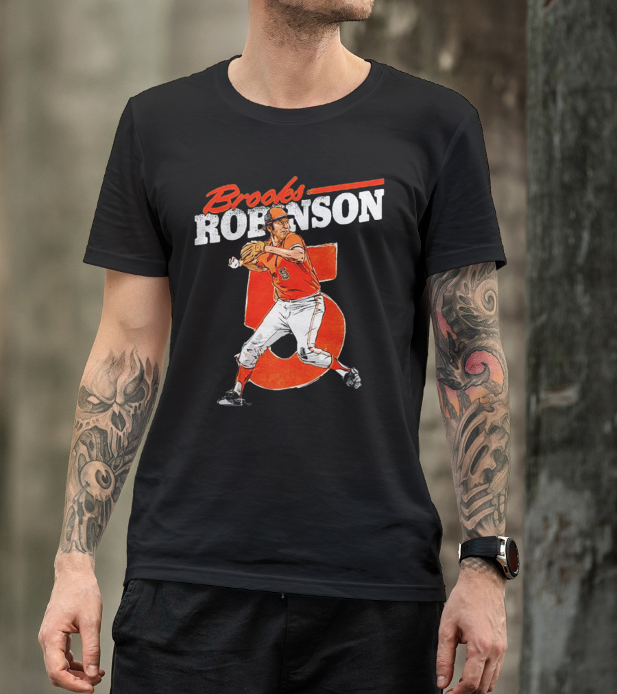 Brooks Robinson 5 Baltimore Orioles Baseball Legend T-Shirt