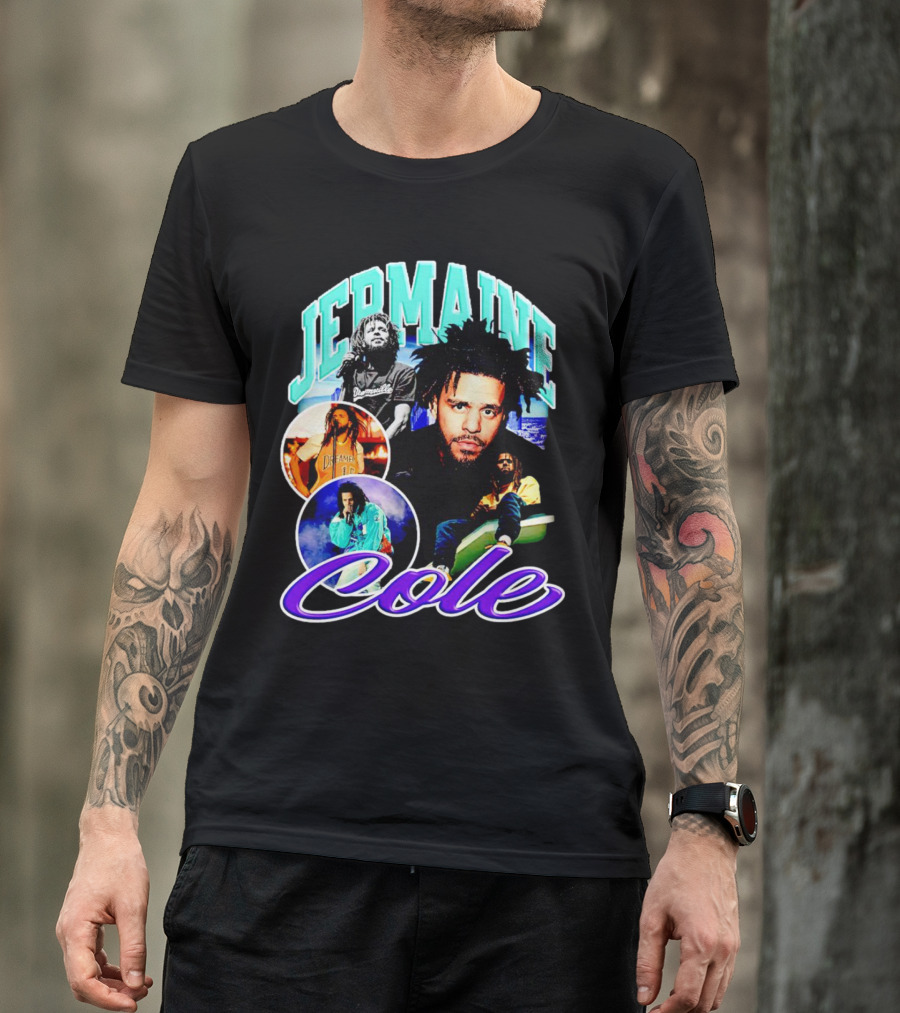 Jermaine Cole Vintage Collage T-Shirt