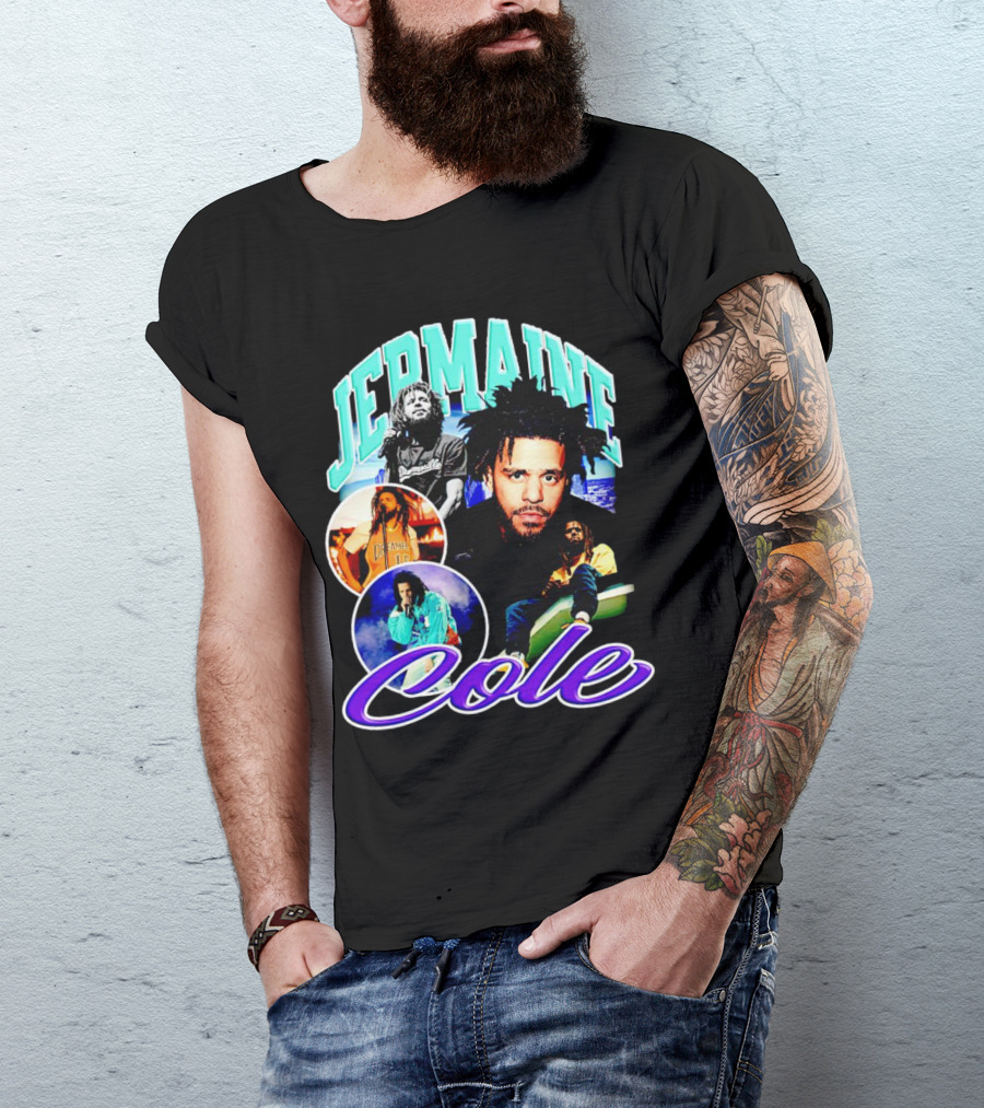 Jermaine Cole Vintage Collage T-Shirt