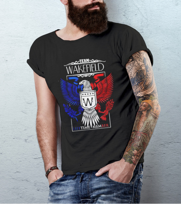 Team Wakefield Lifetime Member Eagle Crest T-Shirt