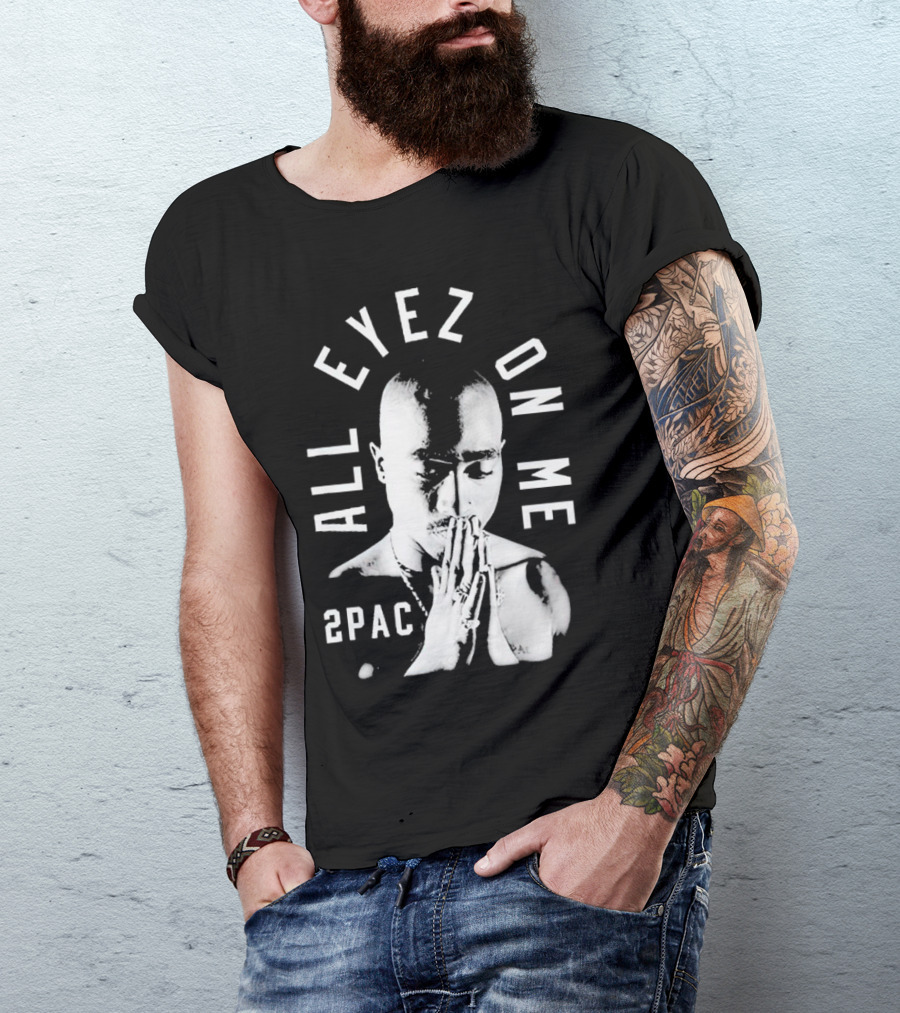 All Eyez On Me 2Pac Iconic Album Cover T-Shirt