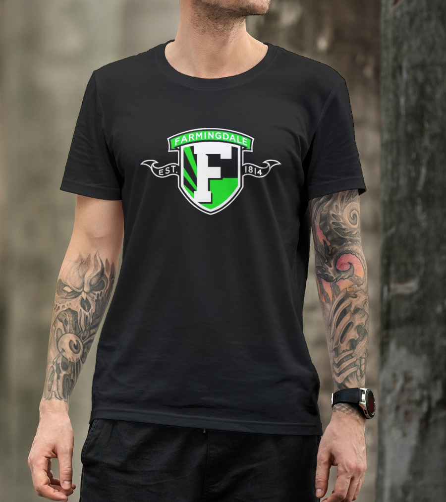 Farmingdale F Crest Est 1814 T-Shirt