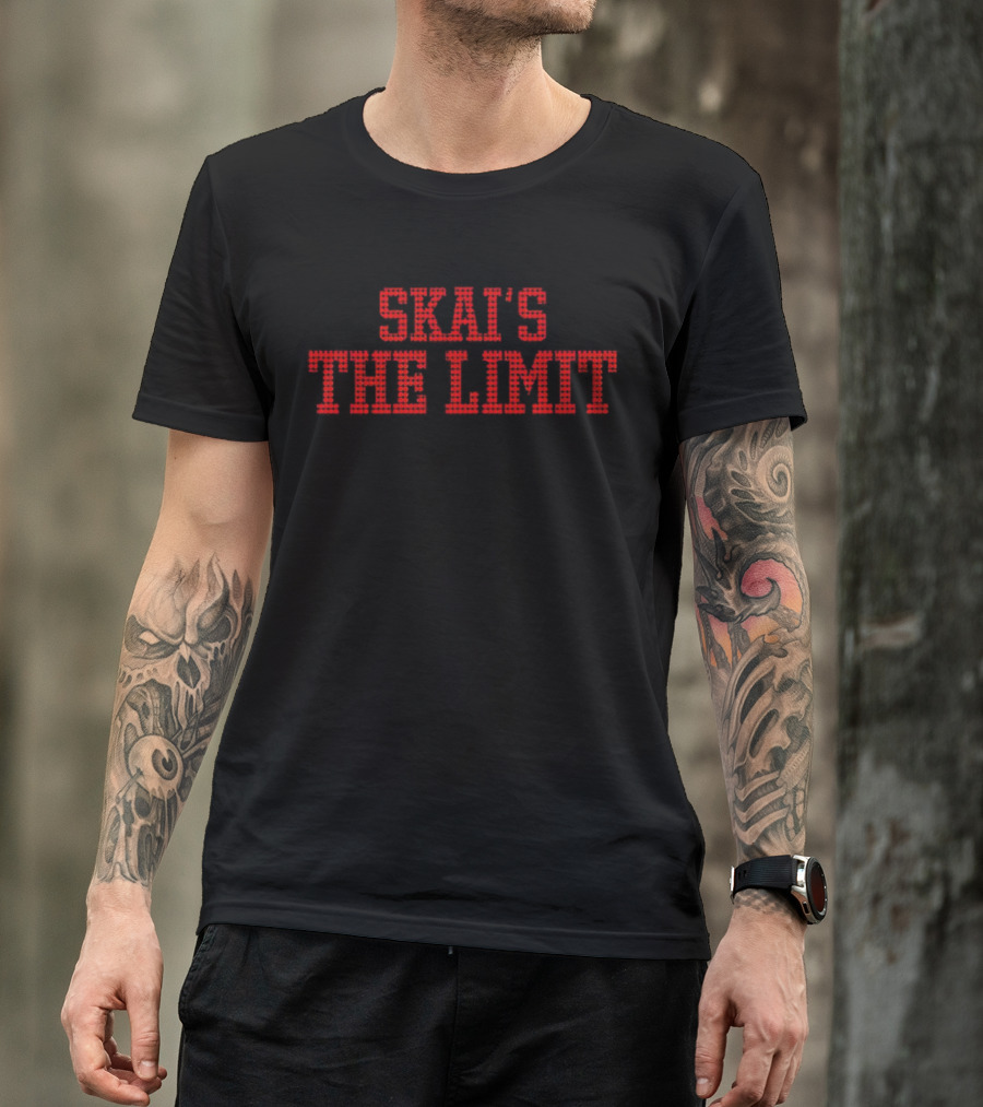 Skai's The Limit Red Lettering T-Shirt