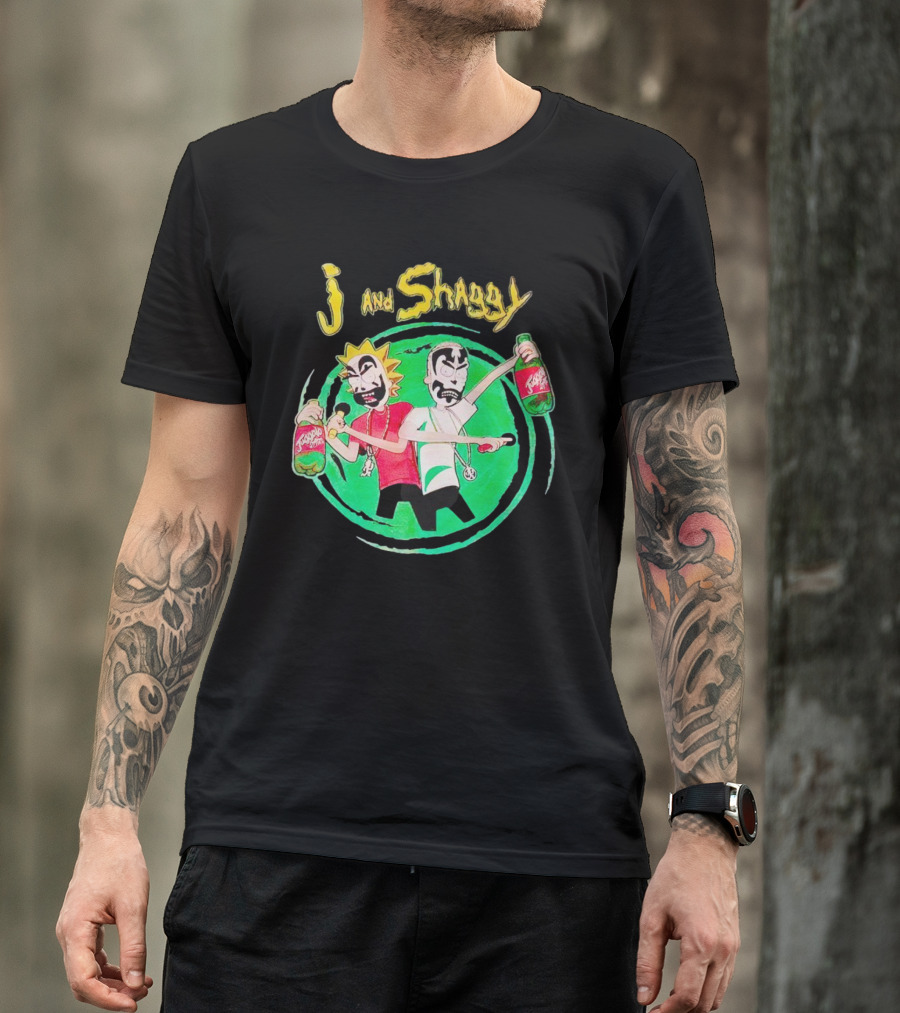 J And Shaggy Insane Clown Posse Rick And Morty Crossover Image T-Shirt