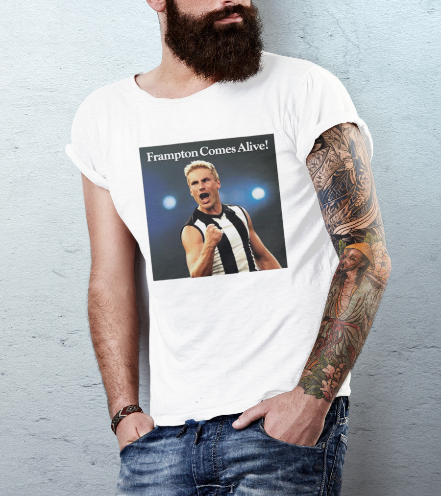 Frampton Comes Alive Collingwood Football Club Tribute Player T-Shirt