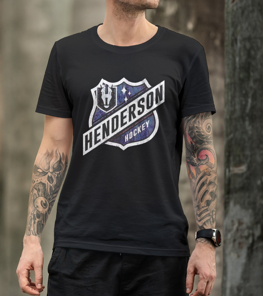 Henderson Hockey Knights Shield Badge T-Shirt