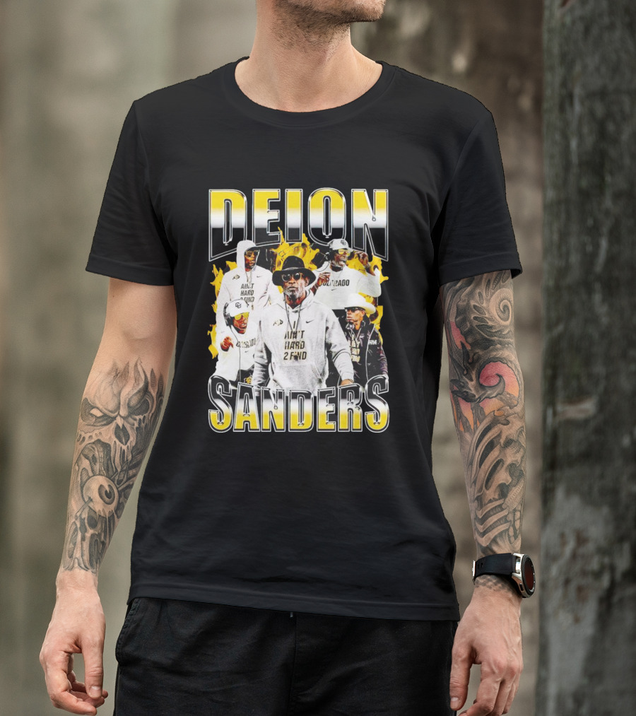 Deion Sanders Coach Prime Colorado Buffaloes Football Aint Hard 2 Find T-Shirt