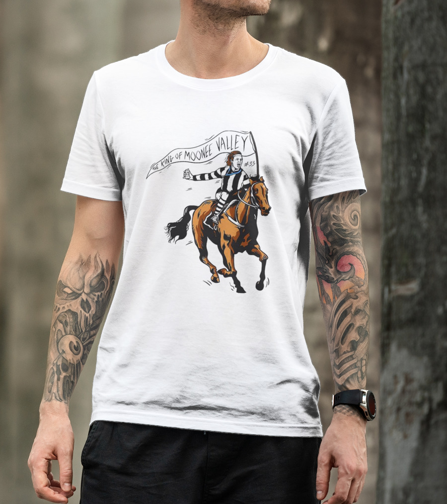 King Of Moonee Valley Jack Ginnivan Collingwood Football #35 T-Shirt