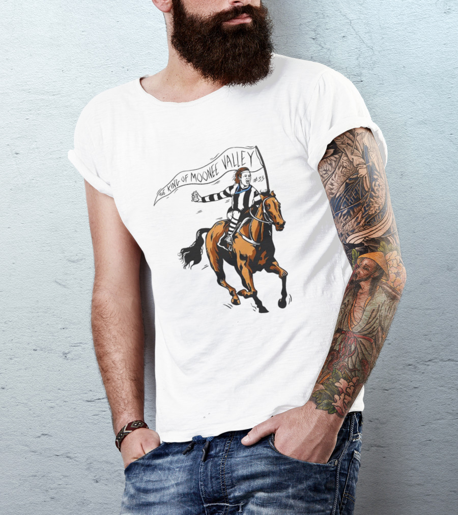 King Of Moonee Valley Jack Ginnivan Collingwood Football #35 T-Shirt