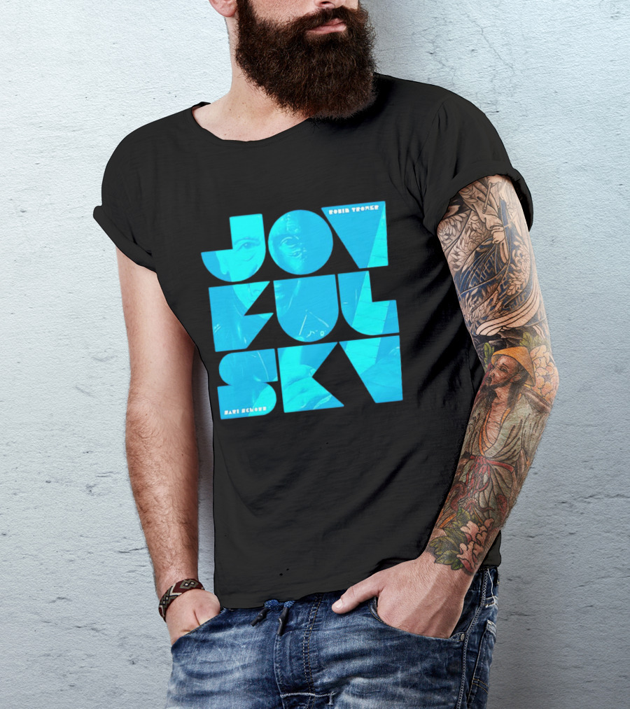 Robin Trower Joyful Sky Album Cover Art By Hari Schneider T-Shirt