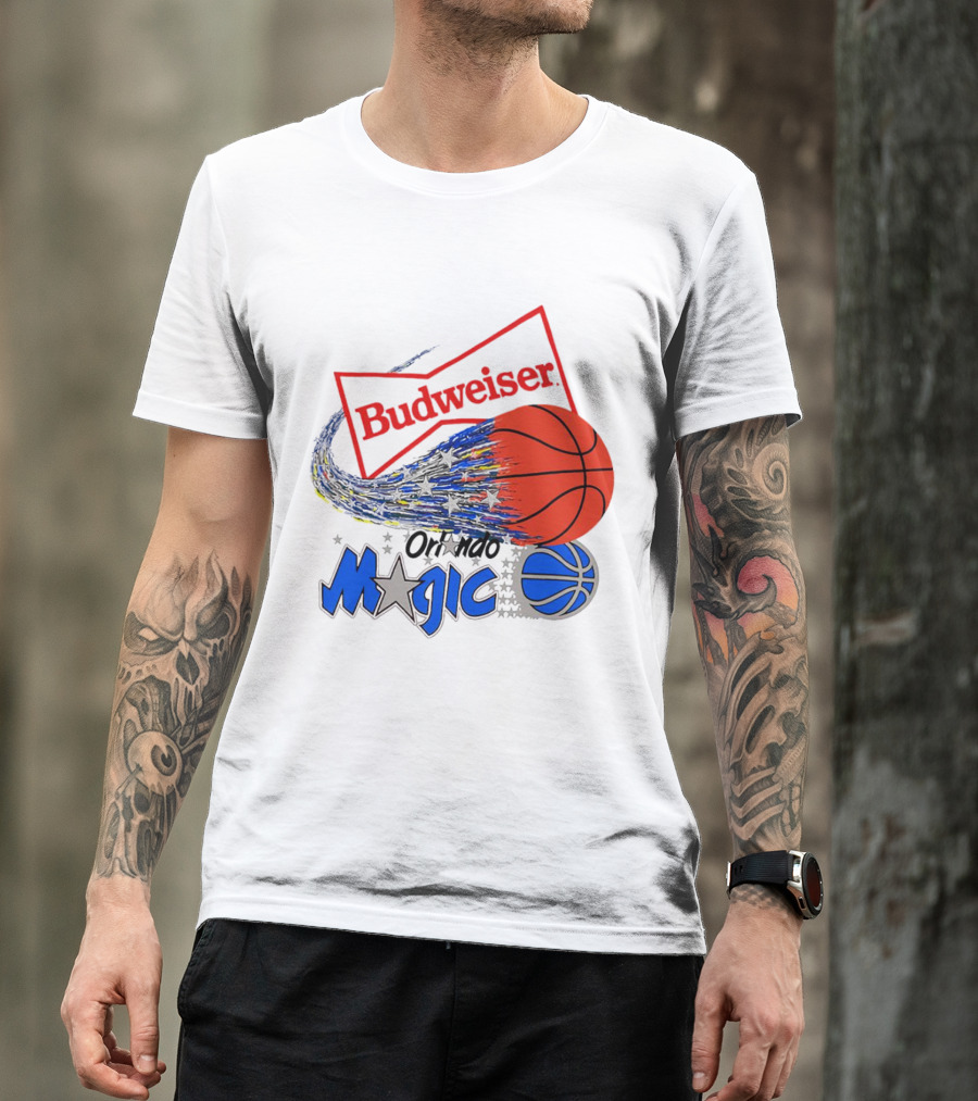 Budweiser Orlando Magic Basketball T-Shirt