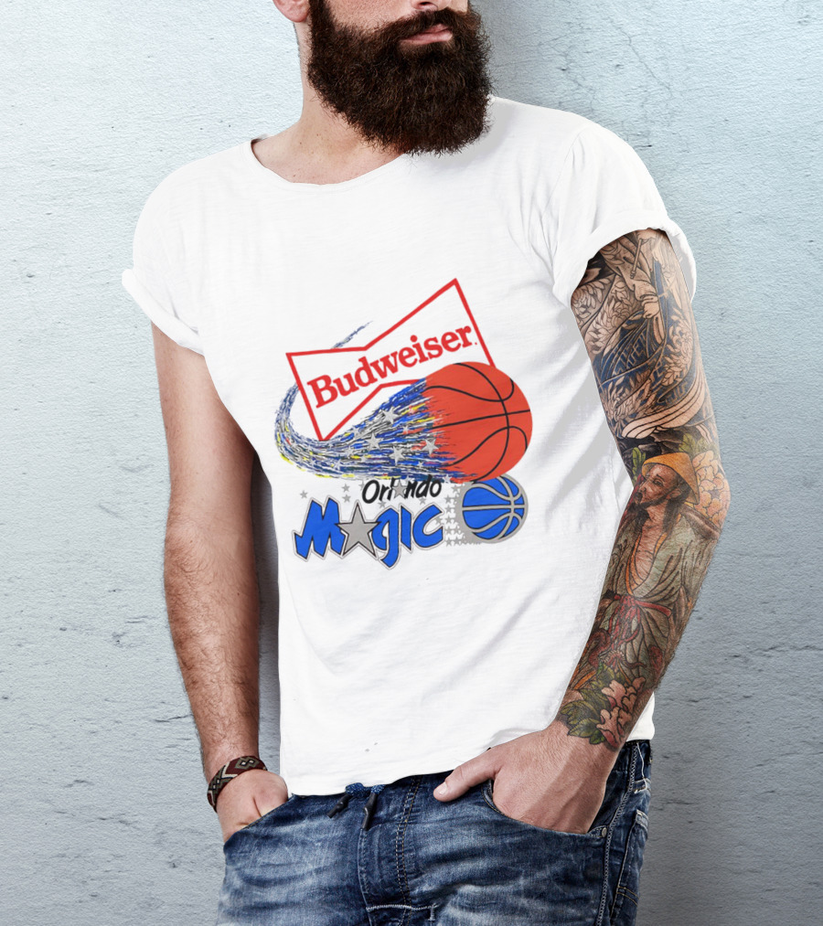 Budweiser Orlando Magic Basketball T-Shirt