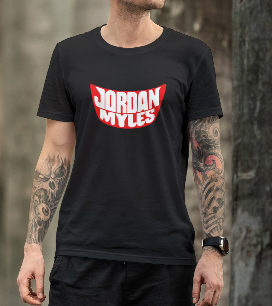 Jordan Myles Red And White T-Shirt